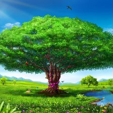 Схема вышивки «Дерево»