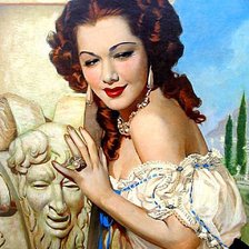 Схема вышивки «Греческая красота»