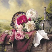 Схема вышивки «натюрморт»