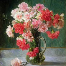 Схема вышивки «гвоздики»