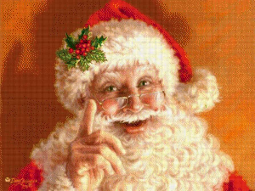 санта клаус. - рождество, зима, дед мороз, санта клаус, дона гелсингер, новый год - предпросмотр