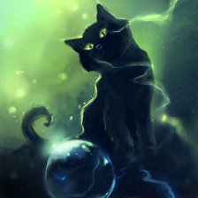 Схема вышивки «кот 24»