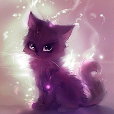 Схема вышивки «кошка»