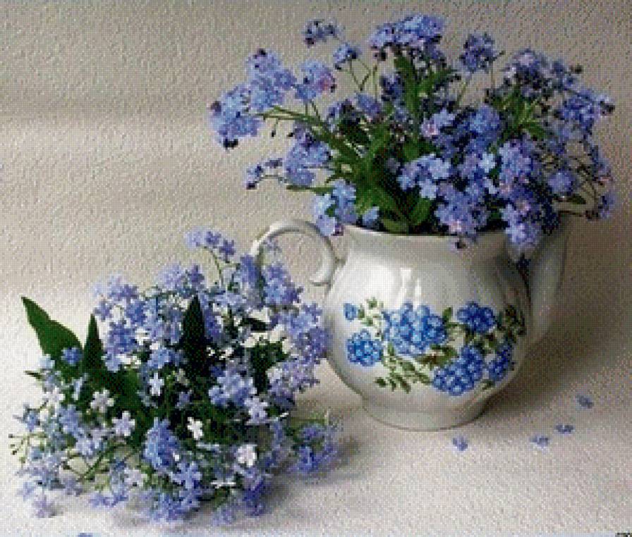 Незабудки - незабудки, цветы - предпросмотр