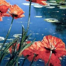 Схема вышивки «"Маки" ч.4 низ»