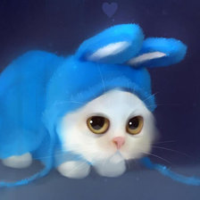 Схема вышивки «Зайка»