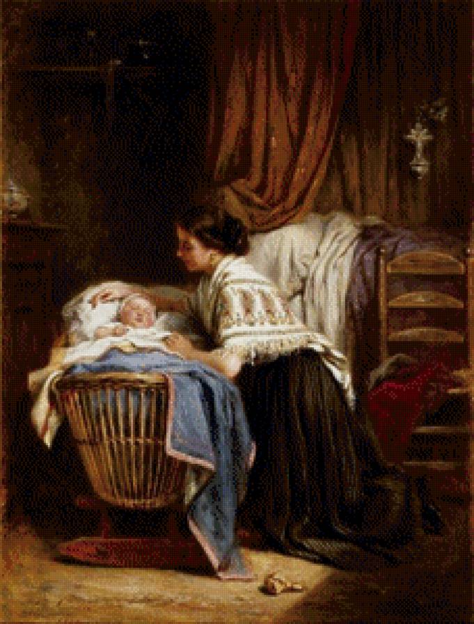 Любящая мама - мама, дитя, ребенок - предпросмотр