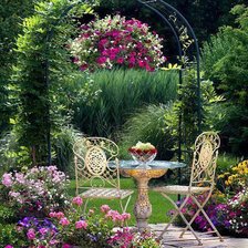 Схема вышивки «сад»