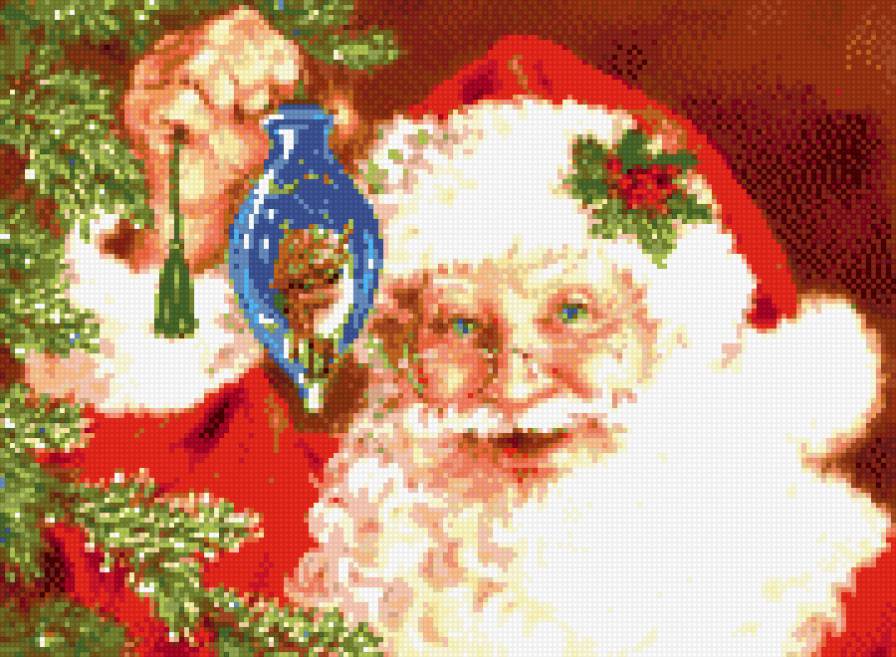 санта 3 - снег, новый год, елка - предпросмотр