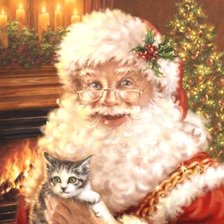 Схема вышивки «санта 4»