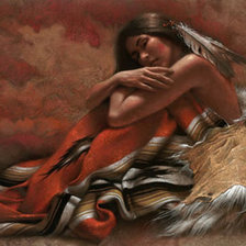 Схема вышивки «ли богл 30 раздумье»