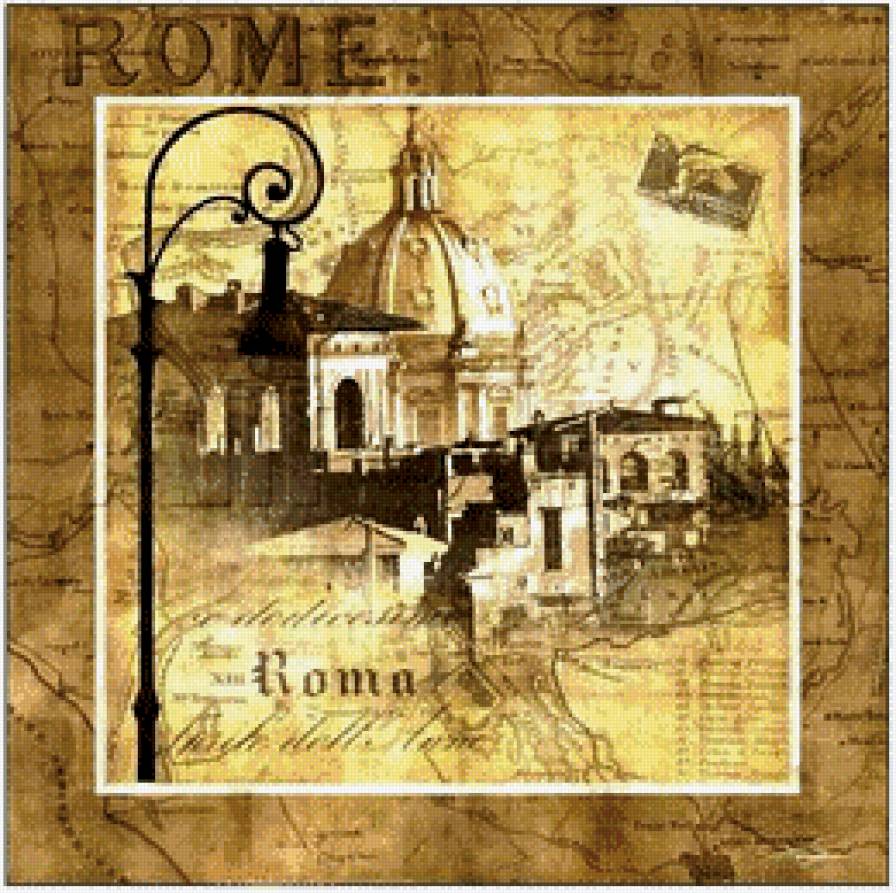Рим - винтаж, рим - предпросмотр