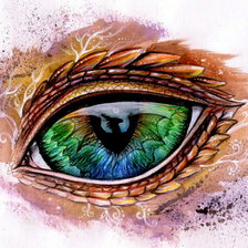 Схема вышивки «взгляд из сказки»