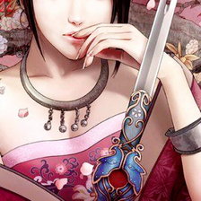 Схема вышивки «восточная красавица часть 2»