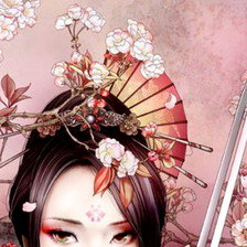 Схема вышивки «восточная красавица часть 1»