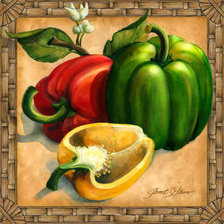 Схема вышивки «болгарские перцы»