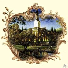 Схема вышивки «Замок»