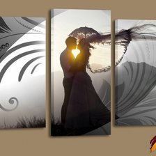 Схема вышивки «триптих»