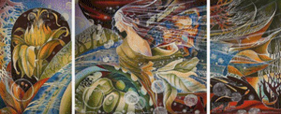 триптих - картины, триптих, картина - предпросмотр