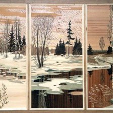 Схема вышивки «триптих»