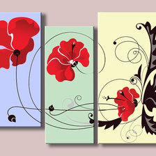 Схема вышивки «триптих»