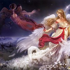 Схема вышивки «Ангелы»