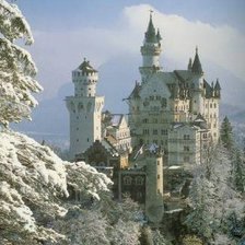 Схема вышивки «замок»