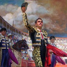 Схема вышивки «Коррида»