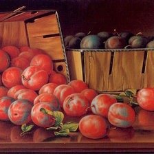 Схема вышивки «Россыпь сливы»