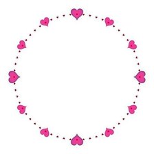 Схема вышивки «Часы для влюбленных»