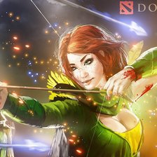 Схема вышивки «Dota 2»