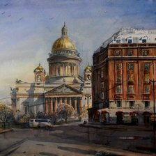 Схема вышивки «Исакиевкий собор»