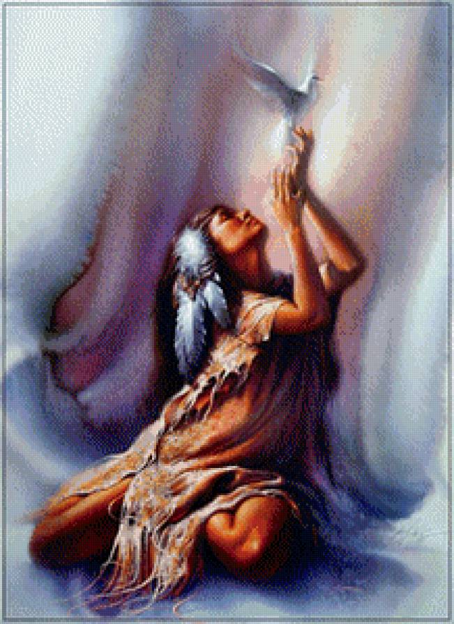 ли богл 48 девушка с голубем - ли богл, девушка, красавица, нежность, картина, живопись, дева - предпросмотр