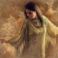 Схема вышивки «ли богл 60 индианка»