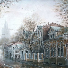 Схема вышивки «улочка»