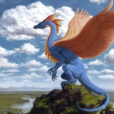 Схема вышивки «дракон»