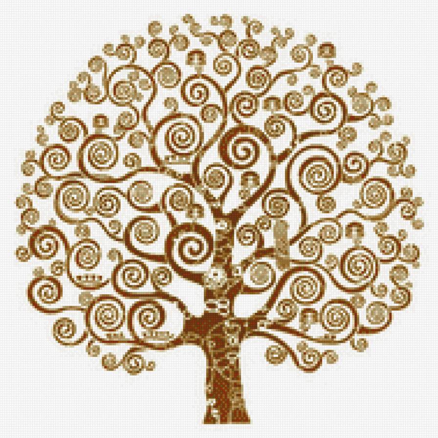дерево - узор, дерево, климт - предпросмотр