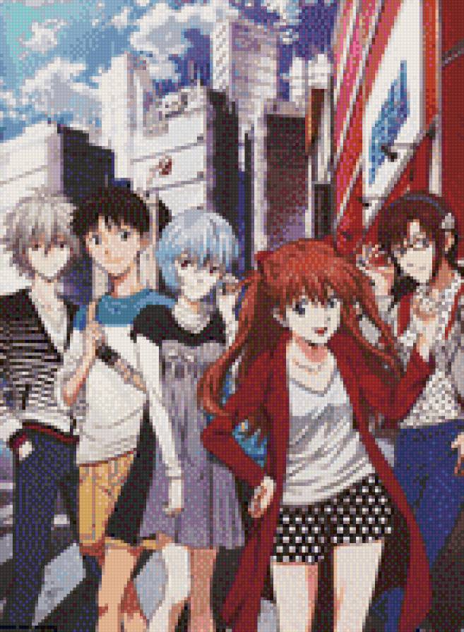 Прогулка - евангелион, ева, аниме - предпросмотр