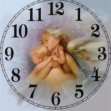 Схема вышивки «часы»