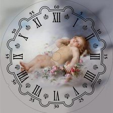 Схема вышивки «часы»