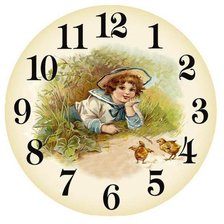 Схема вышивки «часы»