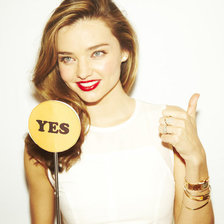 Схема вышивки «Миранда Керр»