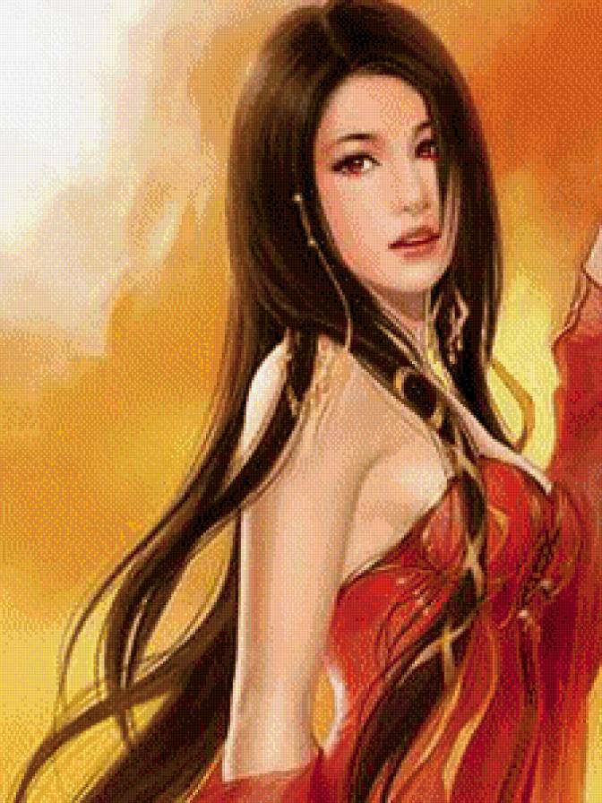 Девушка - девушка, красавица, фэнтези - предпросмотр