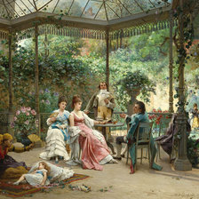 Схема вышивки «поэтический клуб»