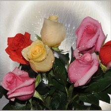 Схема вышивки «шикарный букет»