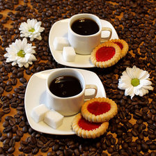 Схема вышивки «kofe»