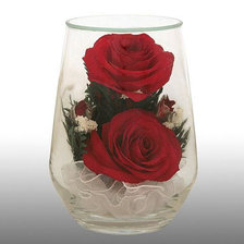 Схема вышивки «цветы в бокале»