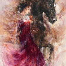 Схема вышивки «конь»