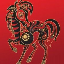 Схема вышивки «Лошадь»