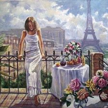 Схема вышивки «городской пейзаж»